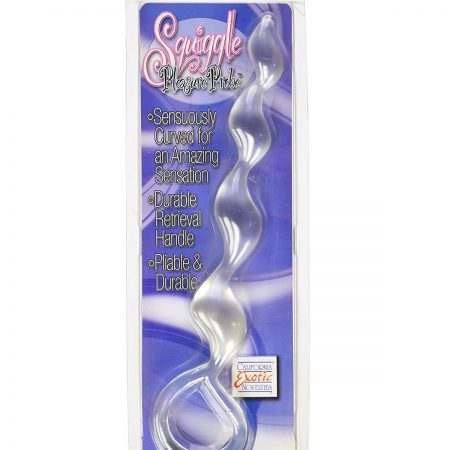 California Exotics Squiggle Pleasure Probe, Frost