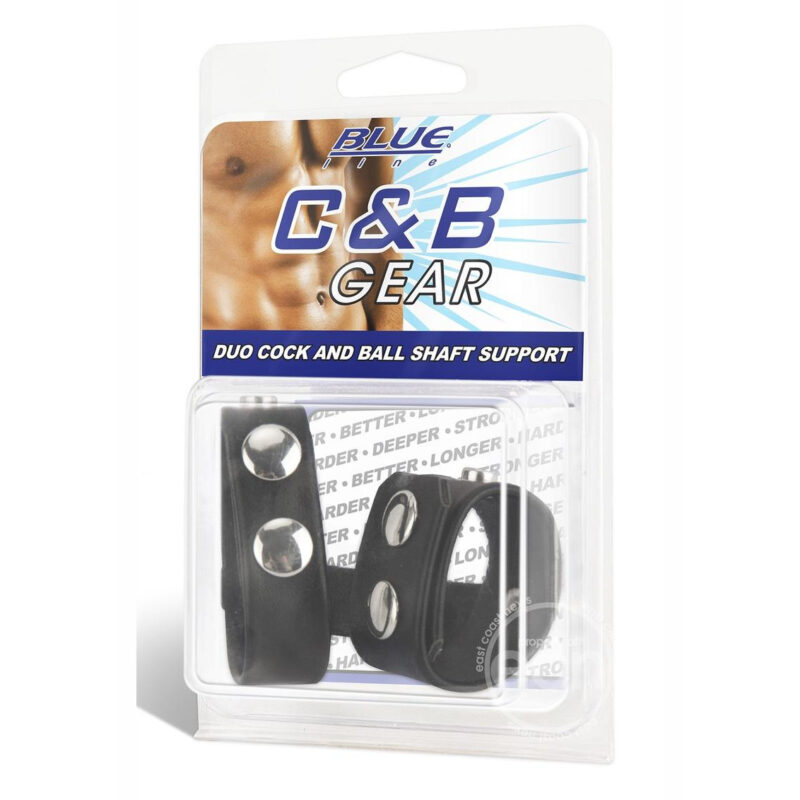 Blue Line C & B Gear Duo Cock And Ball Shaft Support Adjustable Snaps Black