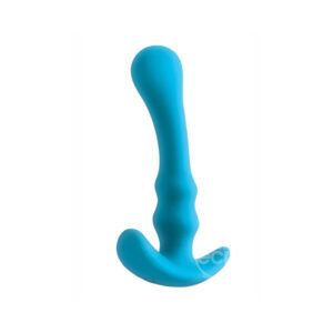 Firefly Ace III Silicone Glow In The Dark Butt Plug Large Blue