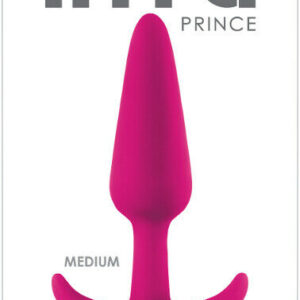 INYA Prince Medium Silicone Tapered Anal Butt Plug Sex Toy- Pink