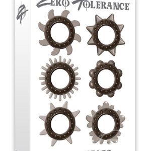 Zero Tolerance Cockstars Waterproof Smoke 6 Assorted Shapes Per Pack