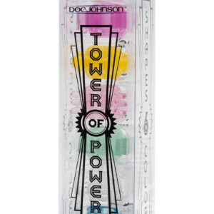 Tower Of Power Cock Rings (6 Piece Kit) - Multiple Colors
