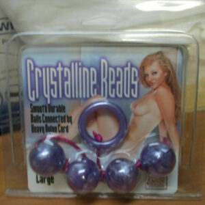 California Exotic Novelties Crystalline Beads Large PURPLE