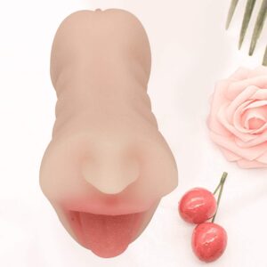 Shcasa Male Masturbator Auto, Pocket Pussey Stocker with Realistic Mouth Vagina