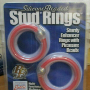California Exotic Novelties Silicone Beaded Stud Rings