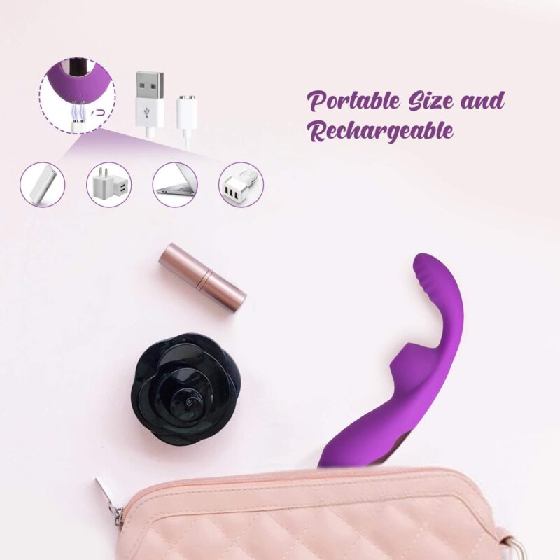 Clitoral Sucking Vibrator G Spot Dildo Rabbit Clitoris Vibrator Adult Sex Toy with 10 Mode Vibration & 7 Mode Suction for Dual Stimulation - Image 2