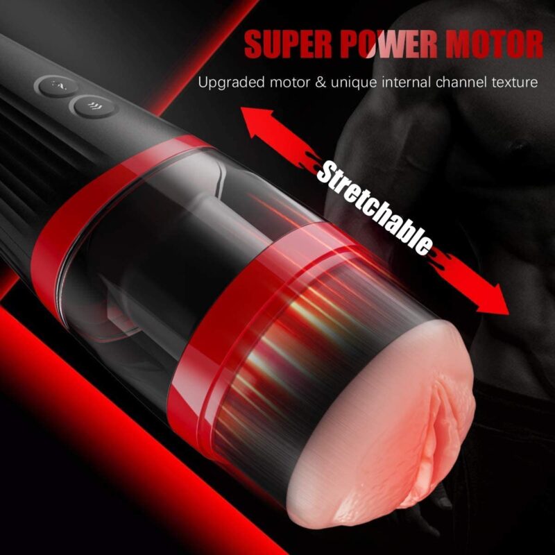 Electric Male Masturbator Cup-Multiple Thrusting Modes Automatic Masturbation for Men Masturbation, Sohimi Realistic Textured Vagina Pocket Pussy Adult Sex Toys For Men, Male Stroker Penis Stimulation - Image 3