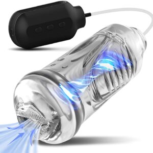 Electric Male Masturbator Cup - Sucking and Vibrating for Penis Stimulation,