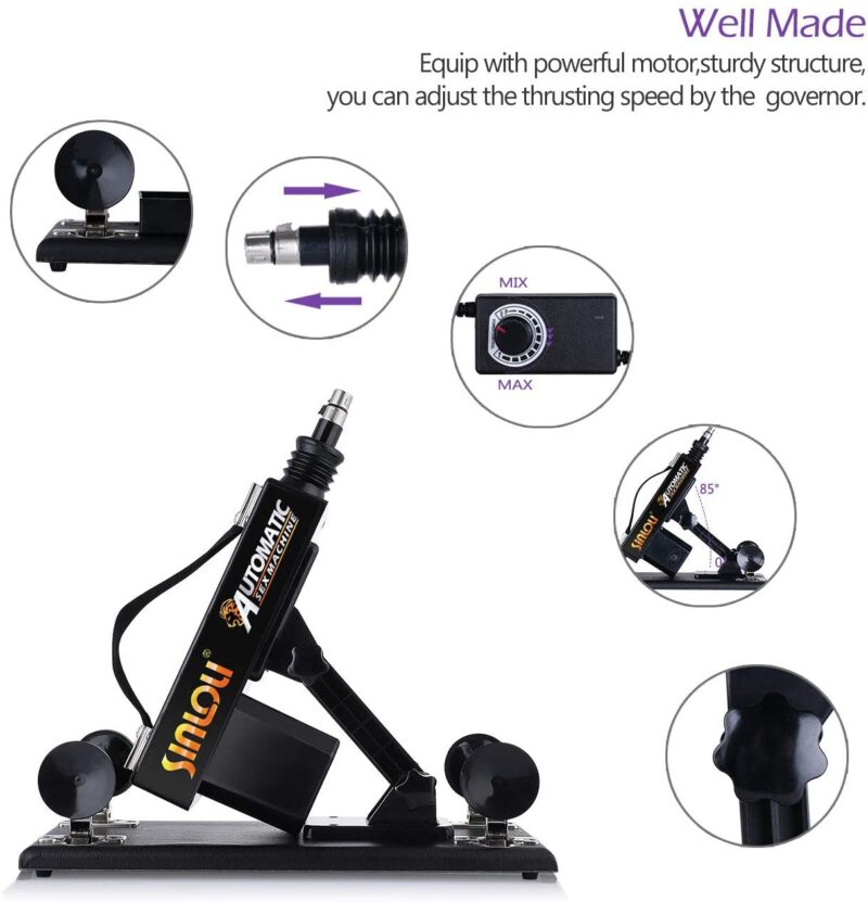 Hismith Love Machine with 3XLR Connector, Powerful Machine