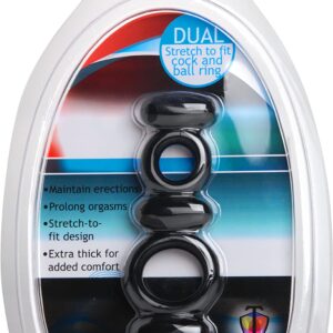 Trinity Vibes Dual Stretch To Fit Cock and Ball Ring