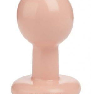 Doc Johnson Round Butt Plug - Small - White
