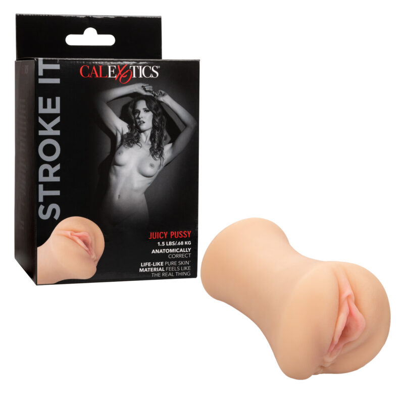 California Exotics Stroke It - Juicy Pussy - Ivory - Image 6