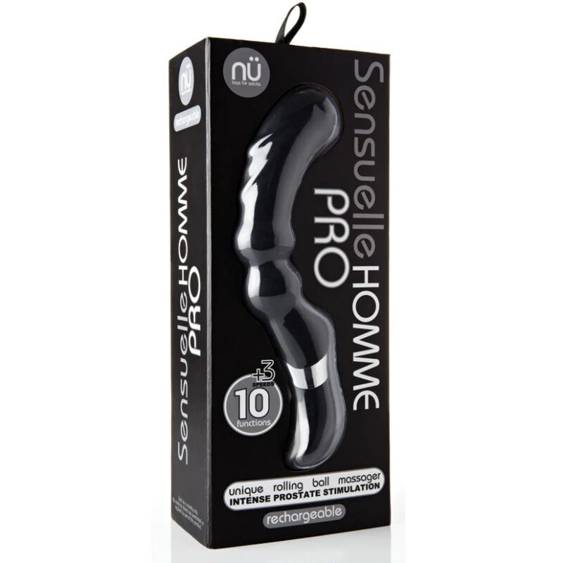 NÜ Sensuelle Homme Pro Rechargeable Unique Rolling Ball Massager